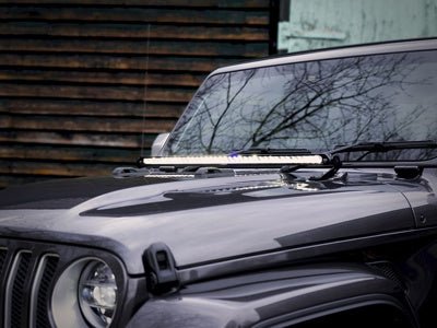 Capot Kit de montage Jeep Wrangler JL (2017+) pour Linear-36 LAZER LAMPS - Jeep JL