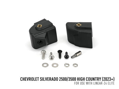 Kit Calandre Chevrolet Silverado 2500/3500 High Country (2024+) avec Linear-24 Elite LAZER LAMPS -