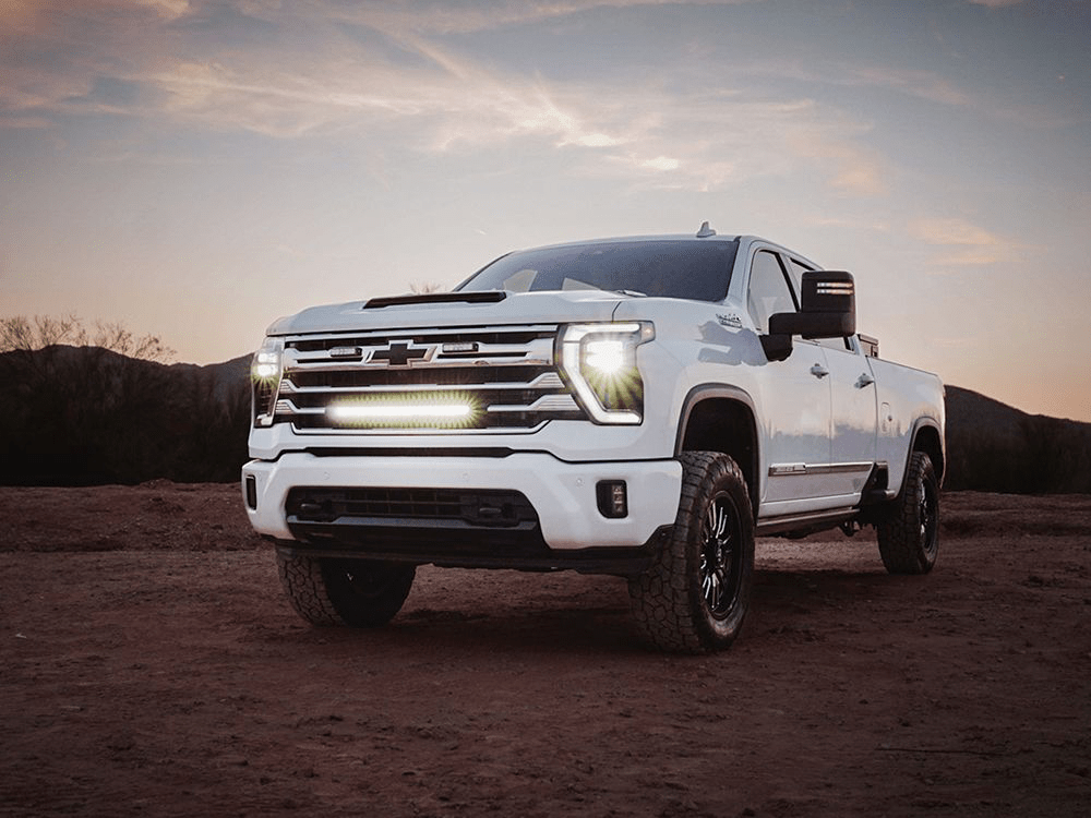 Kit Calandre Chevrolet Silverado 2500/3500 High Country (2024+) avec Linear-24 Elite LAZER LAMPS -