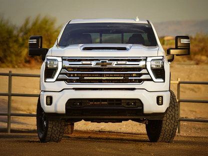 Kit Calandre Chevrolet Silverado 2500/3500 High Country (2024+) avec Linear-24 Elite LAZER LAMPS -