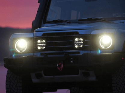 Kit Calandre Ineos Grenadier (2023+) avec 2x Sentinel 7" Standard LAZER LAMPS - INEOS Grenadier