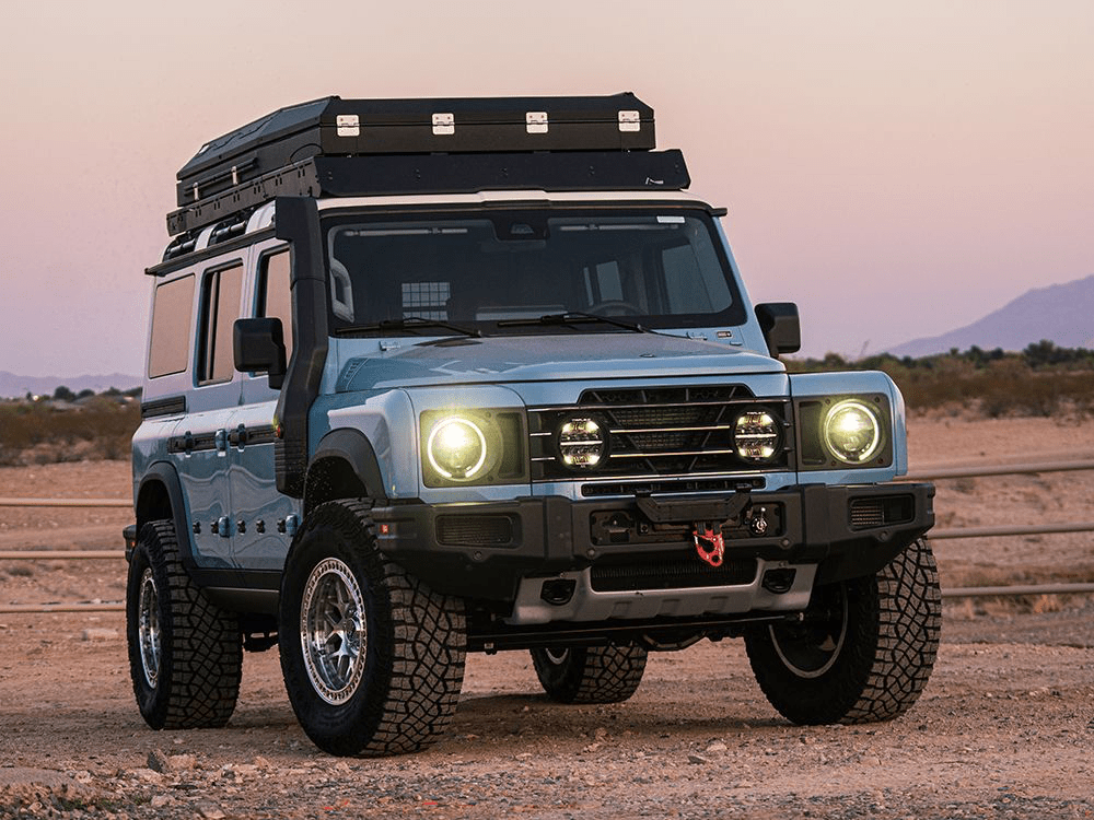 Kit Calandre Ineos Grenadier (2023+) avec 2x Sentinel 7" Standard LAZER LAMPS Xperts 4x4
