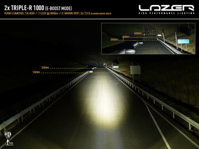 Kit Calandre Silverado 1500 LT (2022-2024) avec 2x Triple-R 1000 LAZER LAMPS -