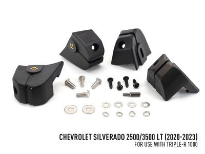 Kit Calandre Silverado 2500/3500 LT (2020-2023) avec 2x Triple-R 1000 Elite iLBA LAZER LAMPS -