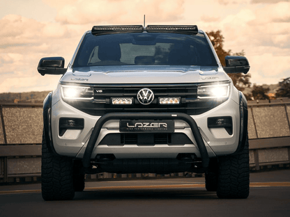 Supports de toit Ford Ranger & VW Amarok (23+) avec 2x Glide-18, noir LAZER LAMPS - Ford Ranger/Raptor 2023+