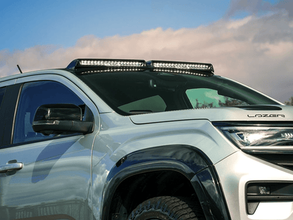 Supports de toit Ford Ranger & VW Amarok (23+) avec 2x Glide-18, noir LAZER LAMPS - Ford Ranger/Raptor 2023+