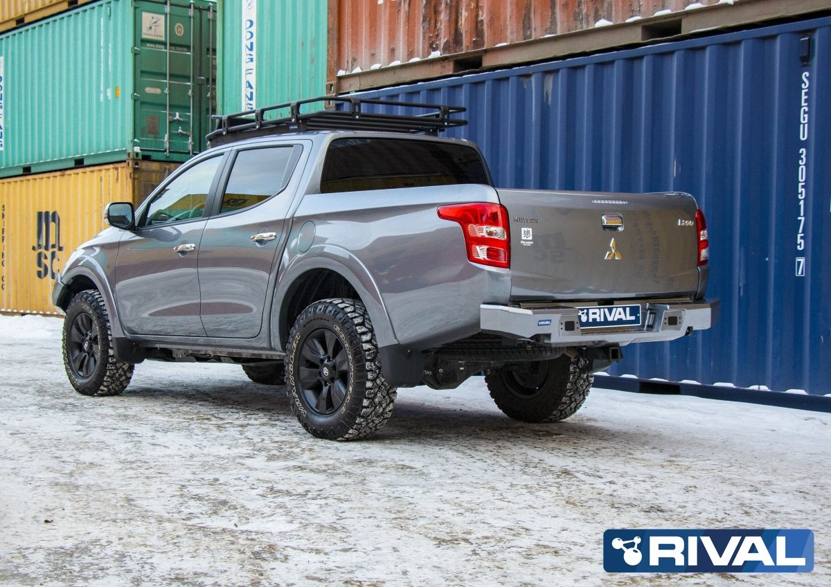 Pare-choc Arrière Aluminium Rival - Mitsubishi L200 (2015-2018) - Mitsubishi L200 2015-2019