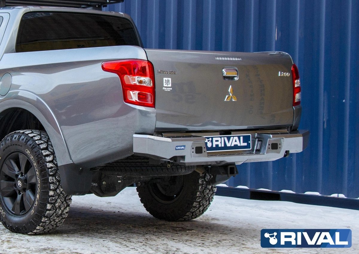 Pare-choc Arrière Aluminium Rival - Mitsubishi L200 (2015-2018) - Mitsubishi L200 2015-2019