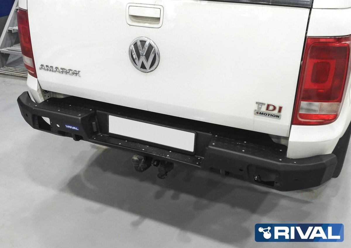 Pare-choc Arriere Aluminium Rival - Volkswagen Amarok 2010 à 2022 - VW Amarok 2011-2022