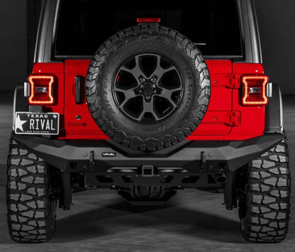 Pare-choc Arrière RIVAL sans Feux LED - Jeep Wrangler JL 2018-Present - Jeep Gladiator JT