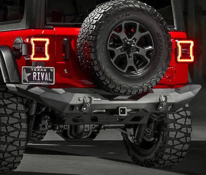 Pare-choc Arrière RIVAL sans Feux LED - Jeep Wrangler JL 2018-Present - Jeep Gladiator JT