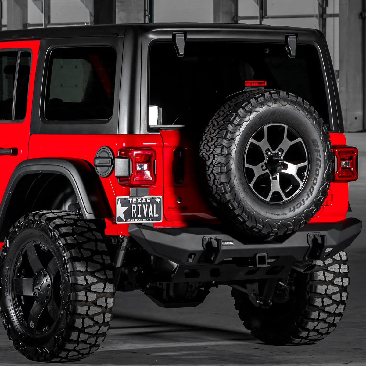 Pare-choc Arrière STUBBY Aluminium Rival4x4 | Jeep Wrangler JL - Jeep JL