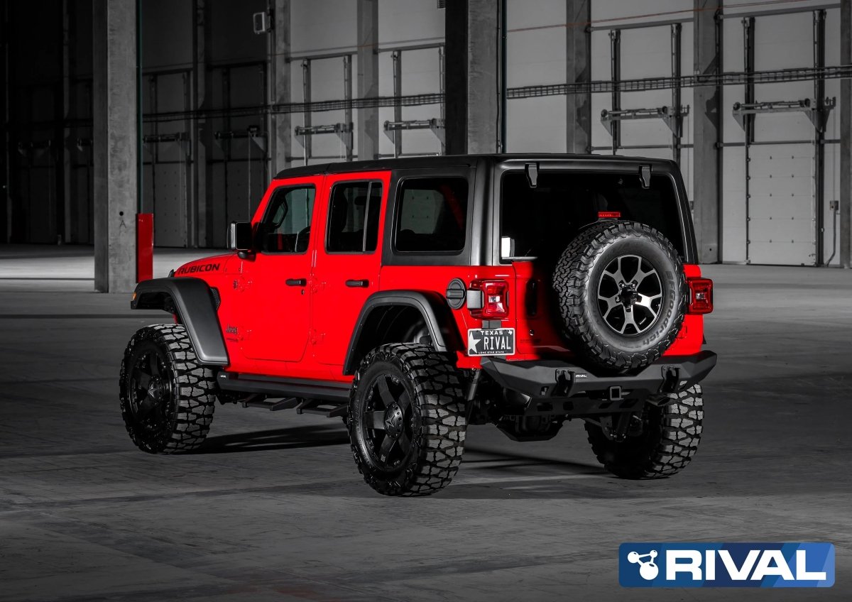 Pare-choc Arrière STUBBY Aluminium Rival4x4 | Jeep Wrangler JL - Jeep JL