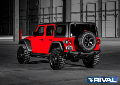 Pare-choc Arrière STUBBY Aluminium Rival4x4 | Jeep Wrangler JL - Jeep JL