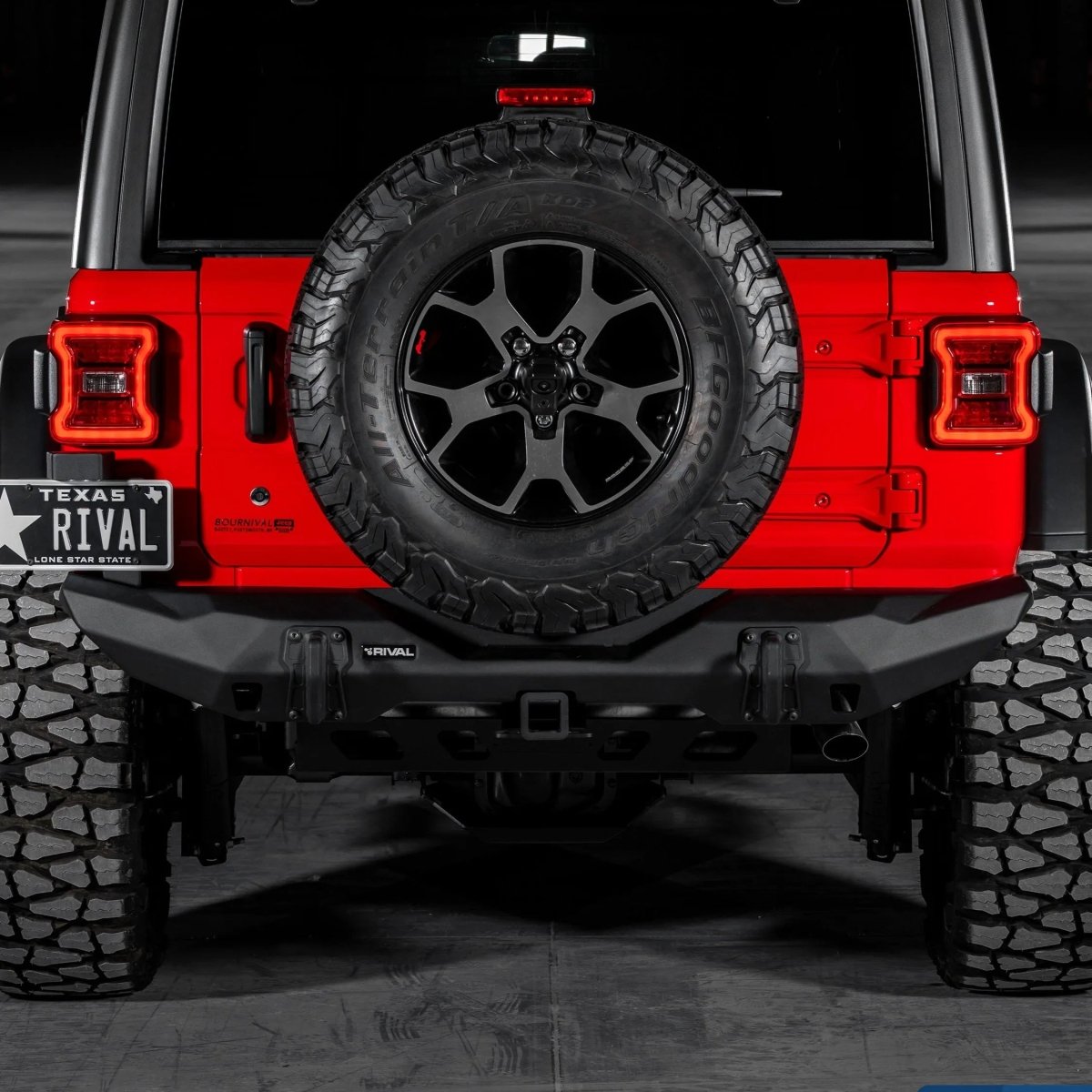Pare-choc Arrière STUBBY Aluminium Rival4x4 | Jeep Wrangler JL - Jeep JL