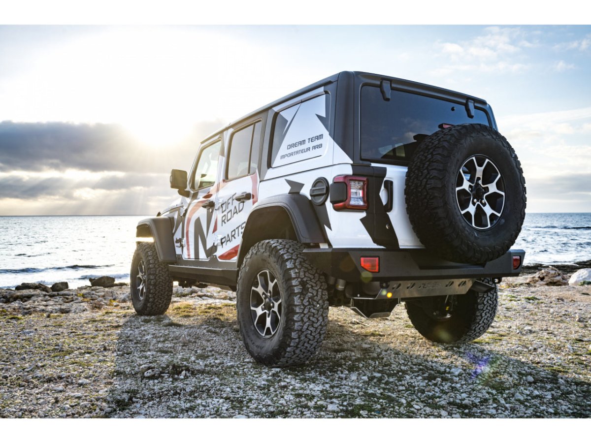 Pare-chocs arrière acier Jeep Wrangler JL JLU N4-Offroad - Jeep JL