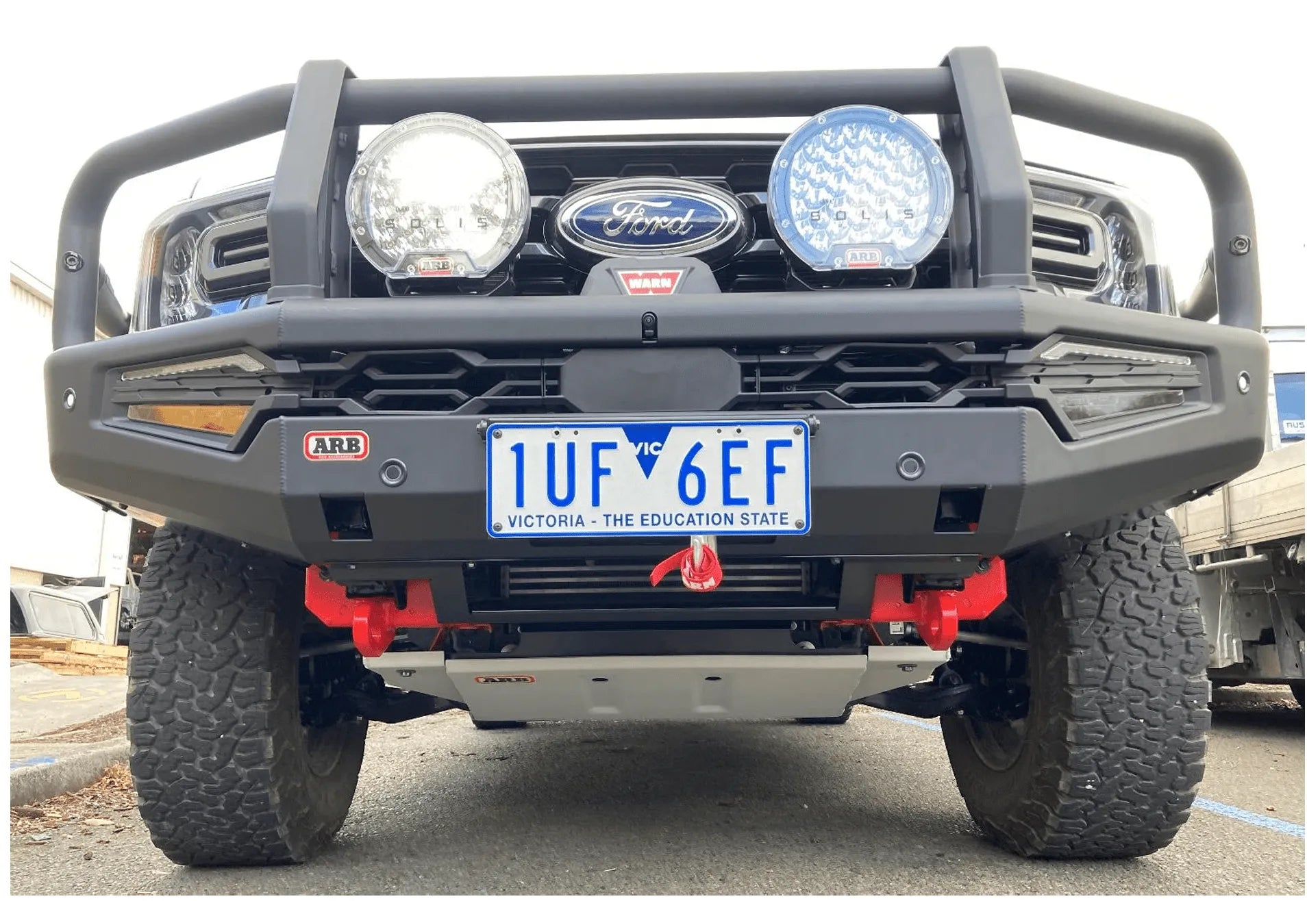 ARB Crochet de Remorquage Rouge 8T Ford Ranger Raptor 2023+ - Ford Ranger/Raptor 2023+