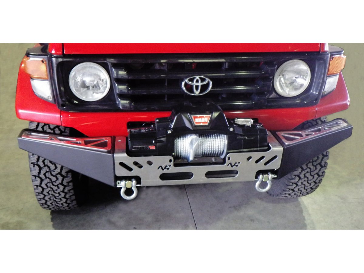 Pare choc avant acier Toyota Série 7 lames avant 2007 N4-Offroad -