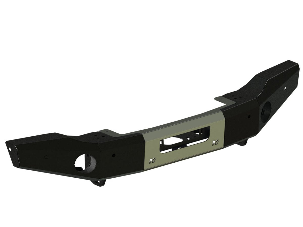 Pare-choc Avant acier Wrangler JL platine treuil intégrée Rebords Longs N4-Offroad - Jeep JL