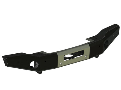 Pare-choc Avant acier Wrangler JL platine treuil intégrée Rebords Longs N4-Offroad - Jeep JL
