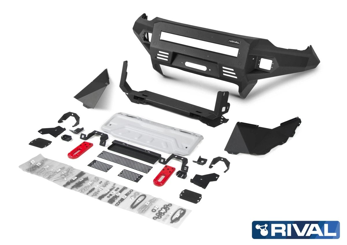 Pare-choc Avant Aluminium Rival4x4 - Isuzu D-max N60 2020-2024 - Isuzu Dmax 2020+