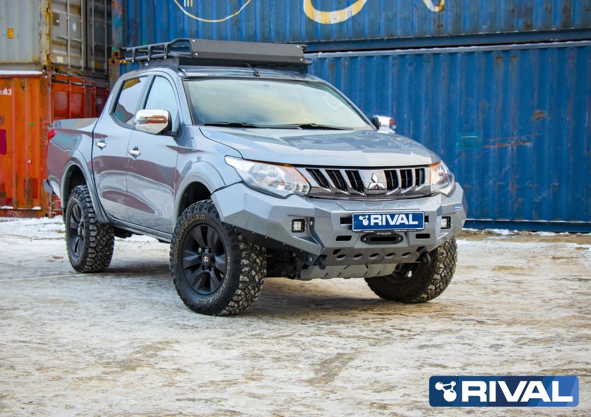 Pare-choc Avant Aluminium Rival4x4 - Mitsubishi L200 2015-2018 - Mitsubishi L200 2015-2019