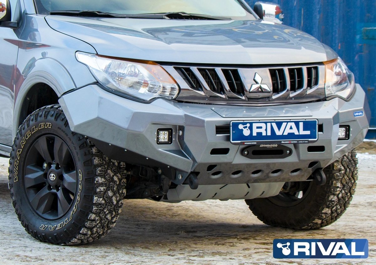 Pare-choc Avant Aluminium Rival4x4 - Mitsubishi L200 2015-2018 - Mitsubishi L200 2015-2019