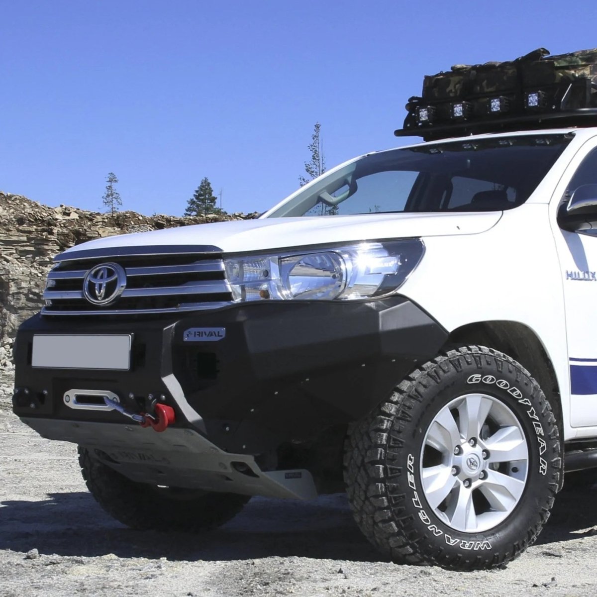Pare-choc Avant Aluminium Rival4x4 - Toyota Hilux REVO 2016-2020 - Toyota Hilux 2016+