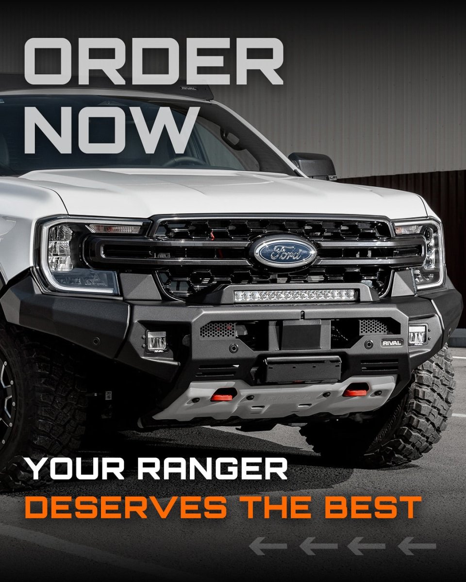 Pare-choc Avant GEN2 RIVAL Aluminium Ford Ranger 2023+ - Ford Ranger/Raptor 2023+