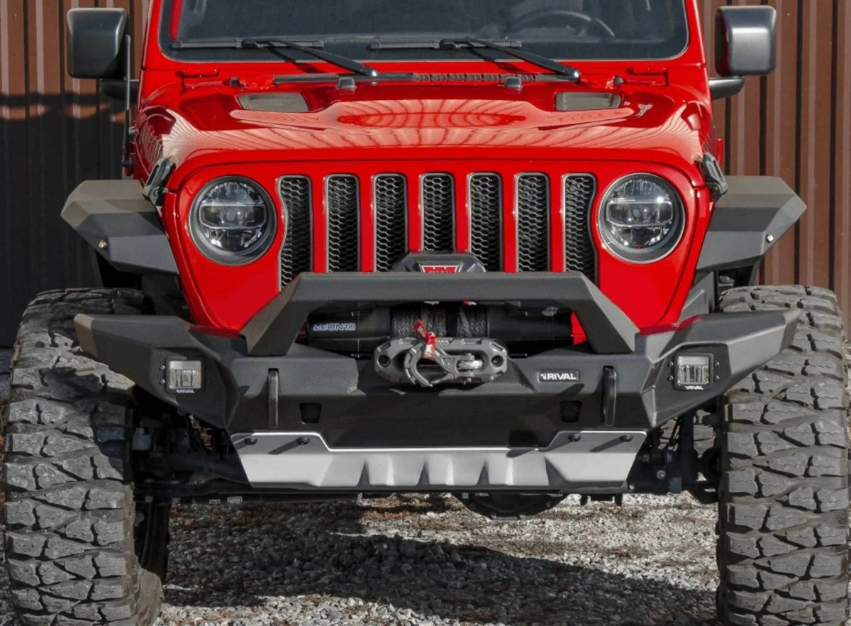 Pare-choc Avant RIVAL4x4 pour Jeep Wrangler JK/JL/JT | Aluminium - Jeep Gladiator JT