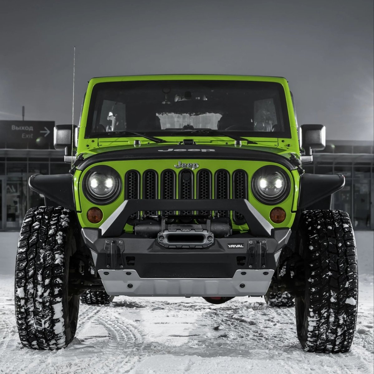 Pare-choc Avant Stubby avec A-Bar Rival4x4 - Jeep Wrangler JK/JL & Gladiator JT - Jeep Gladiator JT