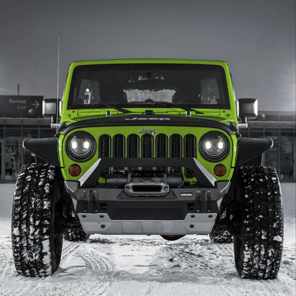 Pare-choc Avant Stubby avec A-Bar Rival4x4 - Jeep Wrangler JK/JL & Gladiator JT - Jeep Gladiator JT