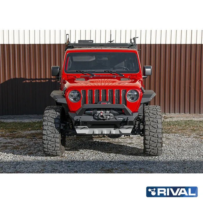 Pare-choc Avant Stubby avec A-Bar Rival4x4 - Jeep Wrangler JK/JL & Gladiator JT - Jeep Gladiator JT