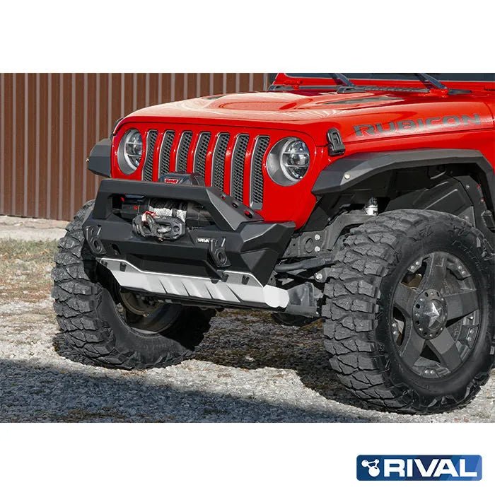 Pare-choc Avant Stubby avec A-Bar Rival4x4 - Jeep Wrangler JK/JL & Gladiator JT - Jeep Gladiator JT