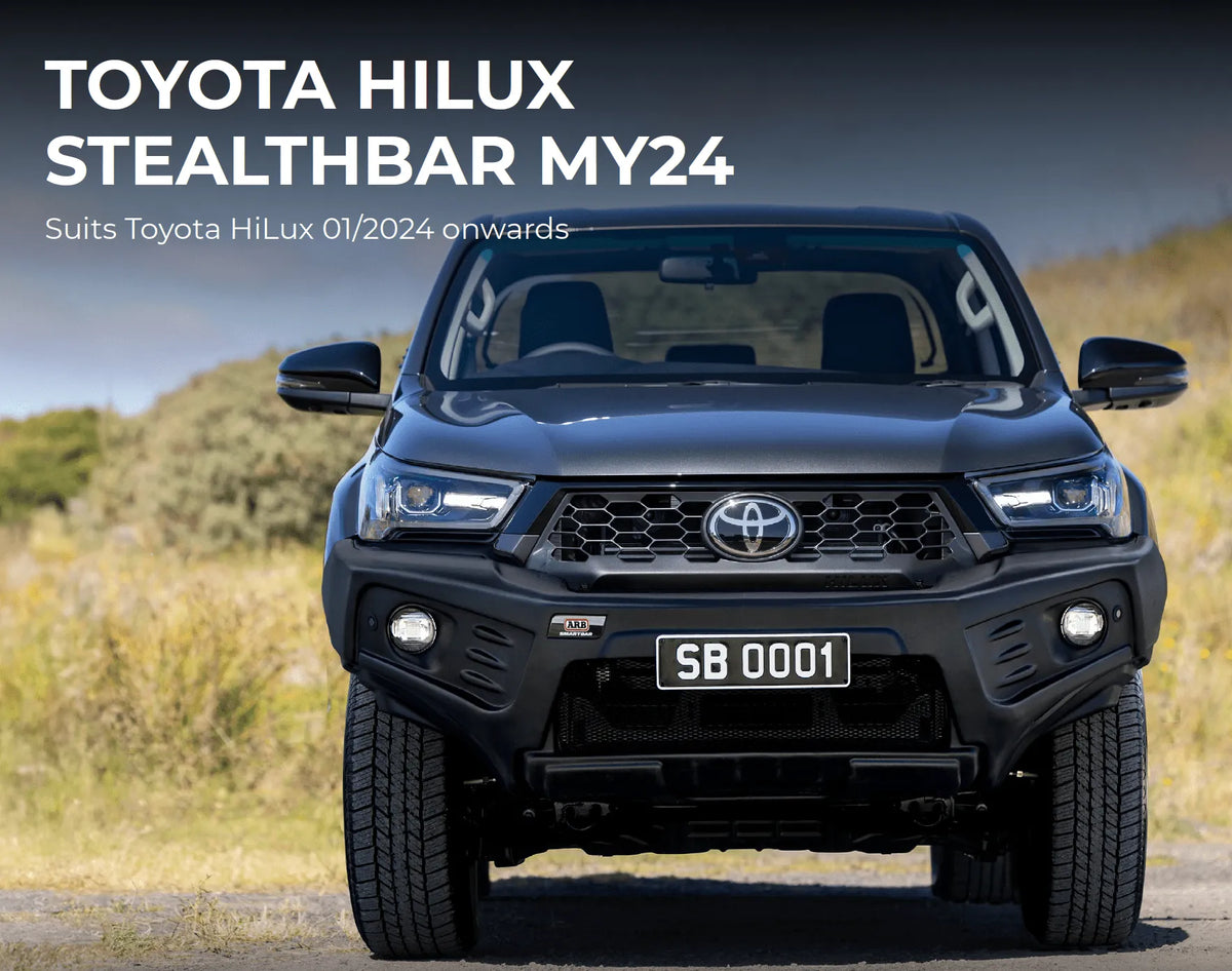 Pare-choc Toyota Hilux 2020 a Present - Stealthbar - Homologué EU - Toyota Hilux 2016+
