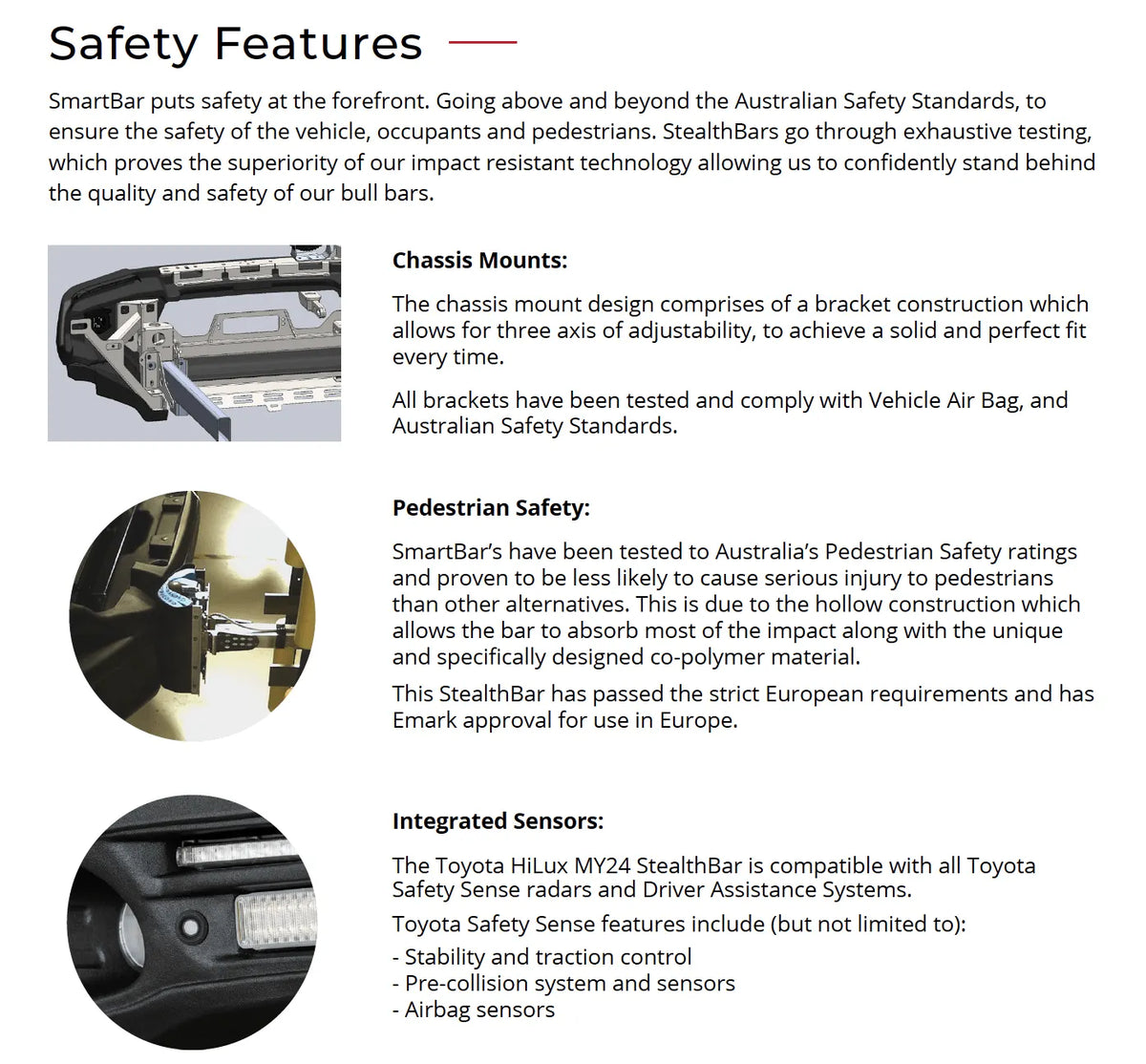 Pare-choc Toyota Hilux 2020 a Present - Stealthbar - Homologué EU - Toyota Hilux 2016+
