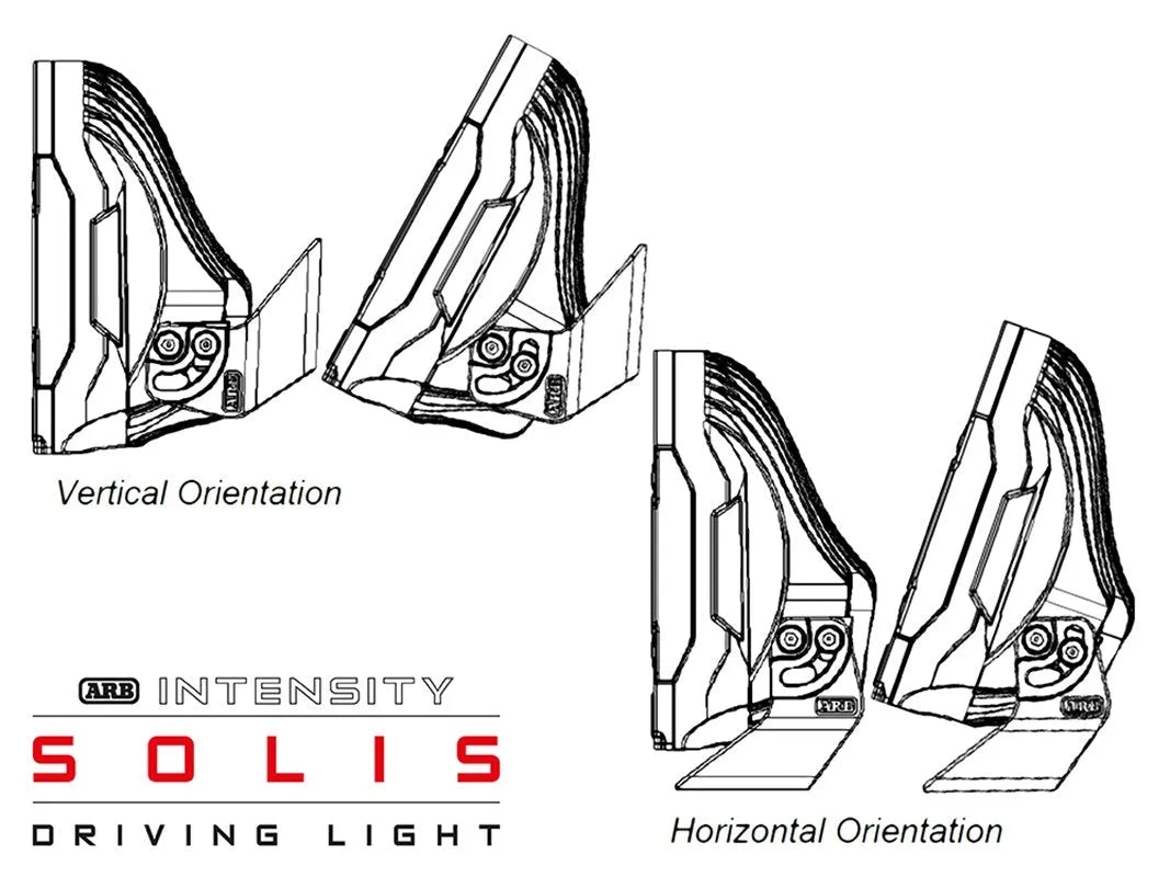 Phare LED Intensity Solis 36 - ARB - Faisceau Large (unité) - BYD Shark 2024+