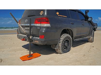 Plaque à sable Maxtrax Mini + Jaxbase vert olive - Le set - BYD Shark 2024+