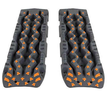 Plaques a Sable TREDPRO ARB 4x4 - La paire (2x) - Grises/Orange - BYD Shark 2024+