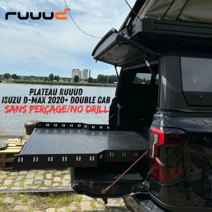 Plateau Coulissant Isuzu Dmax 2020+ | RUUUD – Sans Perçage, Ultra Résistant - Isuzu Dmax 2020+