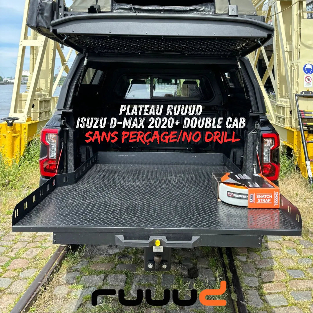 Plateau Coulissant Isuzu Dmax 2020+ | RUUUD – Sans Perçage, Ultra Résistant - Isuzu Dmax 2020+