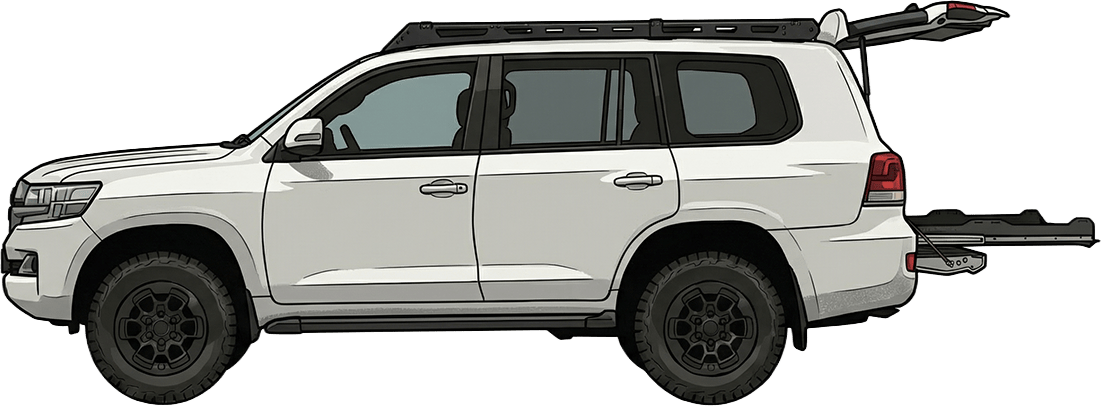 Plateau Coulissant Toyota Land Cruiser (200 Series) Predator Offroad - Toyota LC200