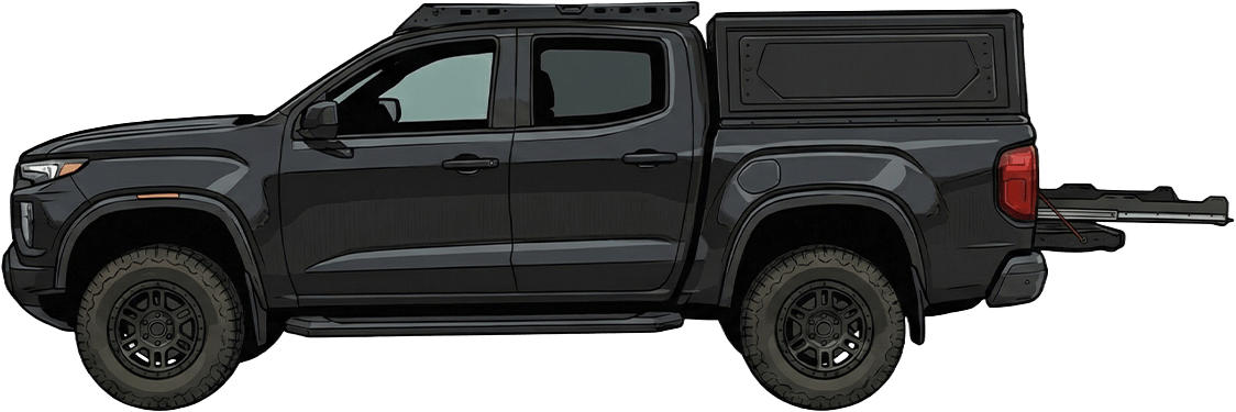 Plateau Coulissant VW Amarok Gen 2 Double Cabine Predator Offroad - VW Amarok 2023+
