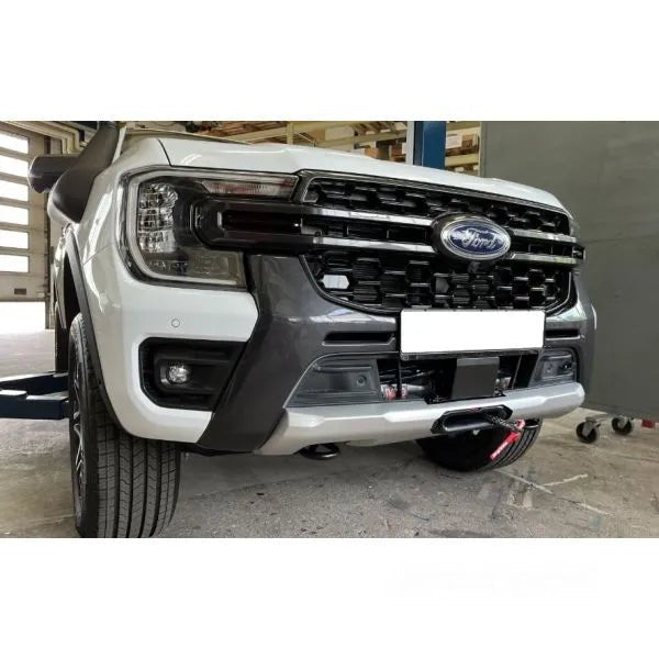 Platine de Treuil Ford Ranger & VW Amarok 2023+ | Sur Pare-choc d'Origine - Ford Ranger/Raptor 2023+