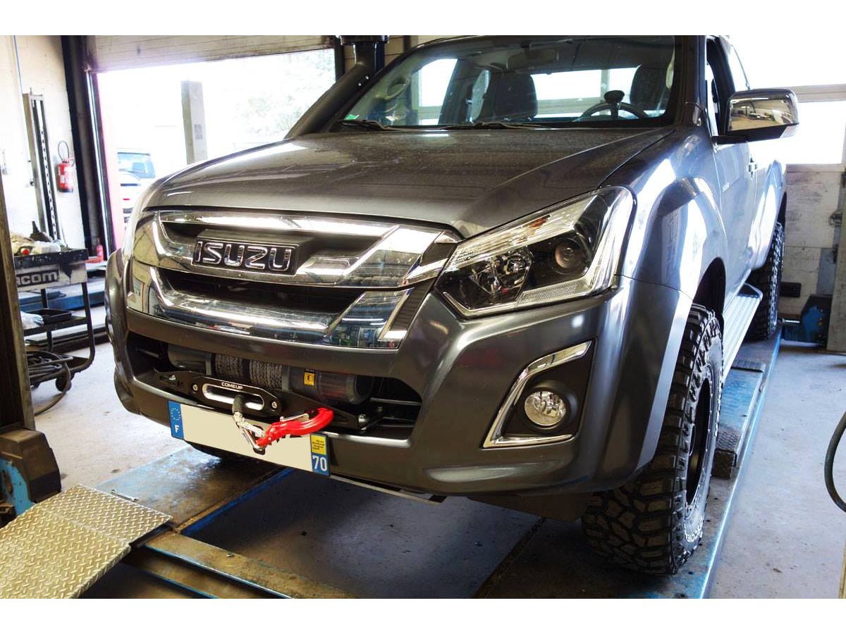 Platine de treuil intégrée au pare-chocs d'origine pour Isuzu D-Max 2012-2020 N4-Offroad - Isuzu Dmax 2012-2020