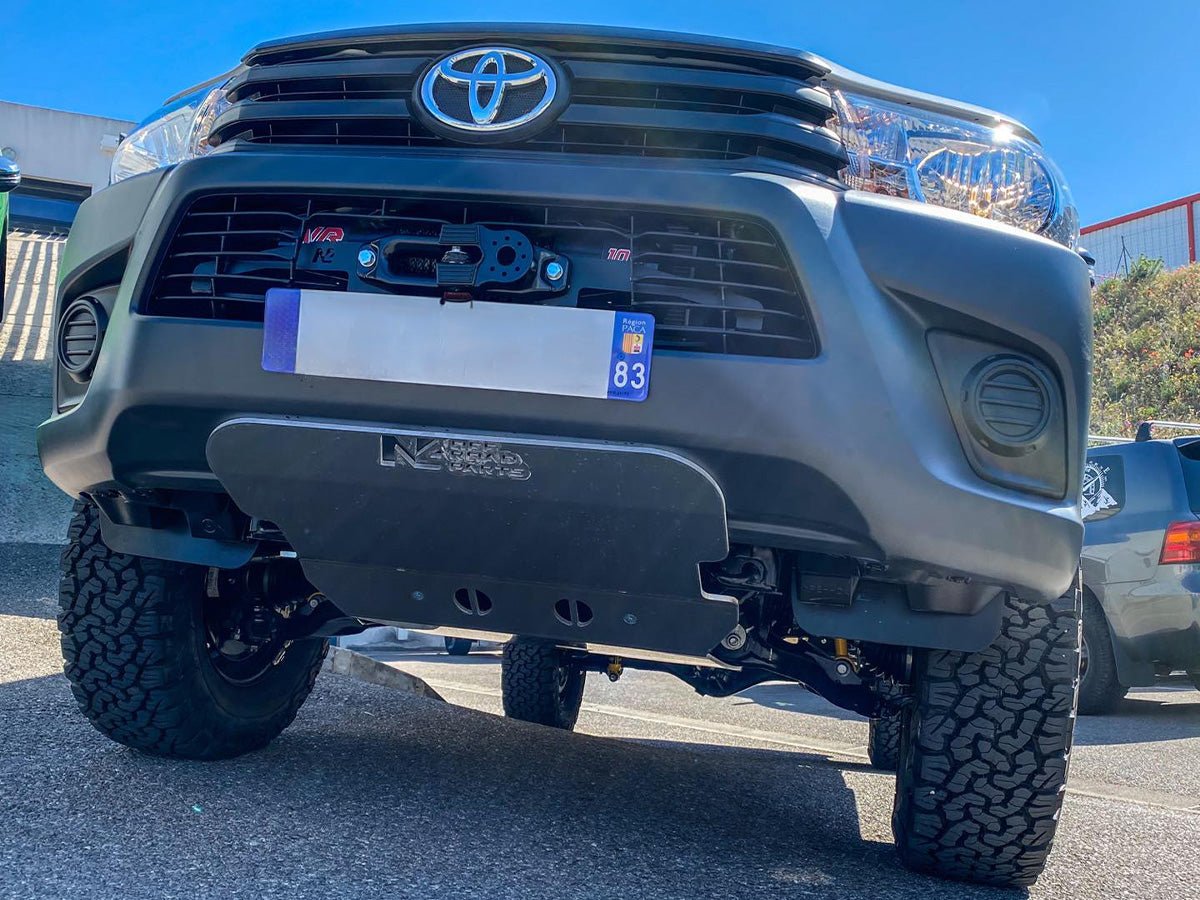 Platine de treuil intégrée au pare-chocs d'origine pour Toyota Hilux Revo avant 12/2020 N4-Offroad - Toyota Hilux 2016+