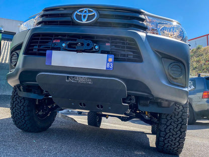 Platine de treuil intégrée au pare-chocs d'origine pour Toyota Hilux Revo avant 12/2020 N4-Offroad - Toyota Hilux 2016+