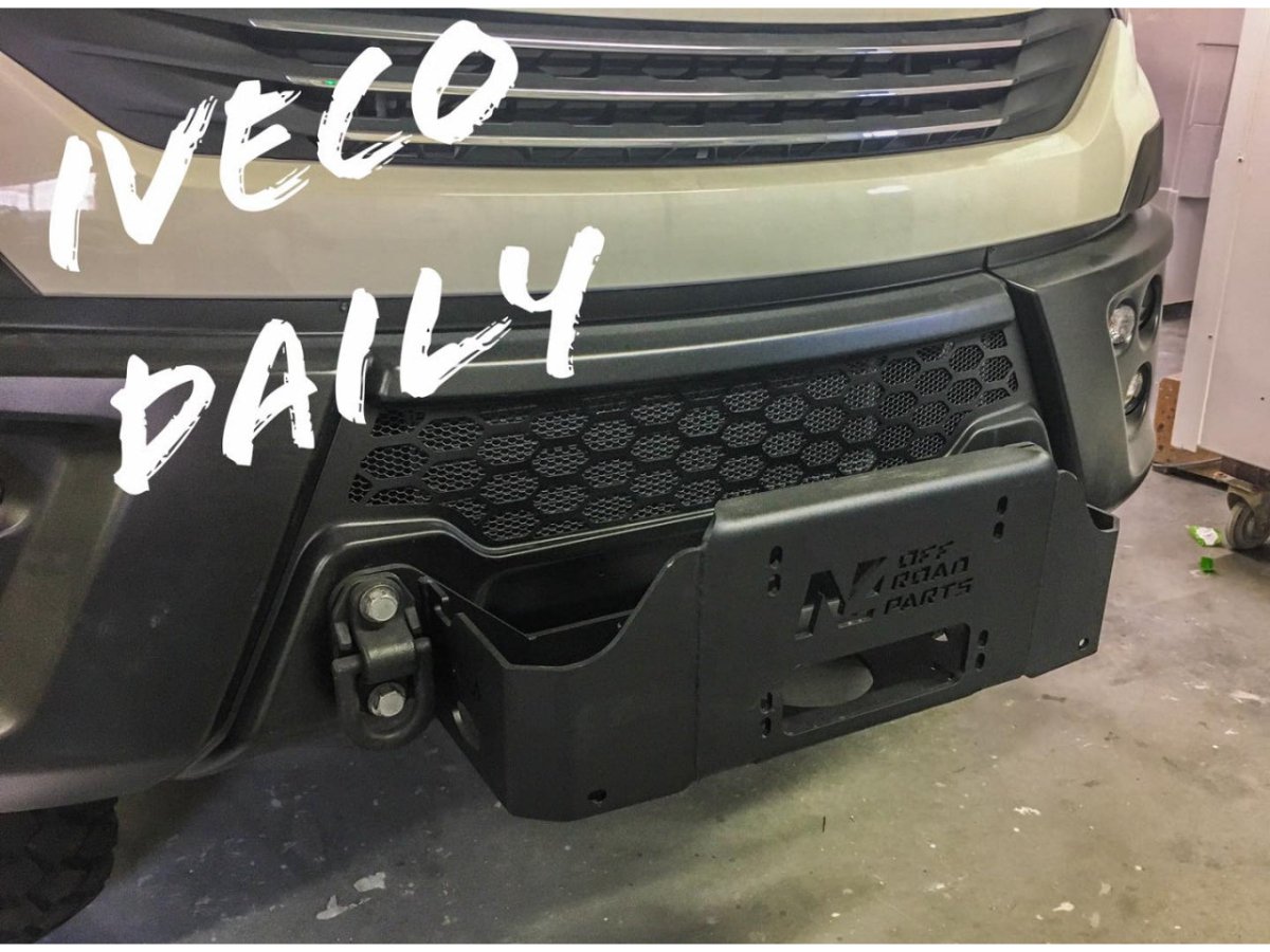Platine de treuil pour Iveco Daily 4x4 III ph 2 - compatible treuils électriques 4-8 Tonnes N4-Offroad - Iveco Daily