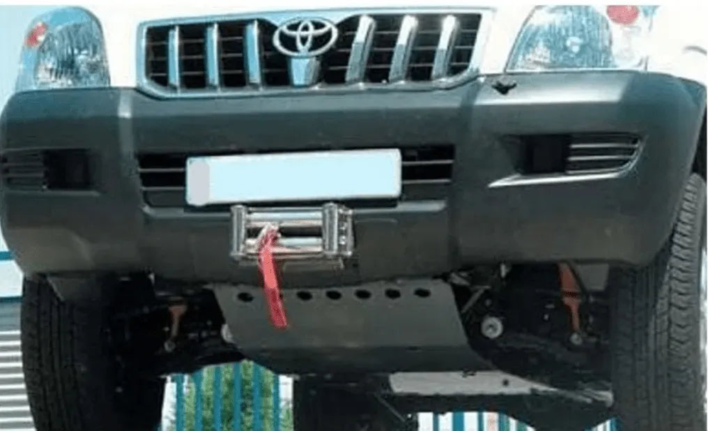 Platine de Treuil Toyota Prado 120/125 sur Pare-choc d'Origine - Toyota KDJ120/125