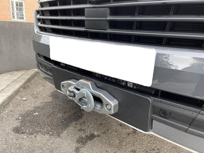 Platine treuil intégrée pare-chocs origine Volkswagen Transporter T5 T6 T6.1 N4-Offroad - VW Transporter T5